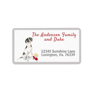 イングリッシュポインタトイズホーム差出人住所 ラベル