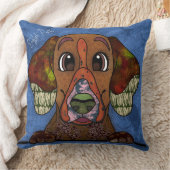 イングリッシュポインタハンド絵を描装飾用クッション クッション (ブランケット)