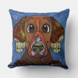 イングリッシュポインタハンド絵を描装飾用クッション クッション