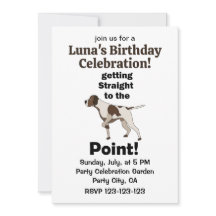 イングリッシュポインターの誕生日おめでとう 英語のポインター犬は真っ直ぐにポイントする！