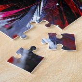 イングリッシュポインタードッグアクリルプリント | カラフル ジグソーパズル (側面)