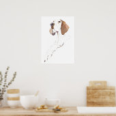 イングリッシュポインター 壁画 ポスター 犬 アートプリント (キッチン)
