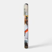 イングリッシュポインター、鳥狩り iPhone 15ケース (左側面)
