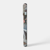 イングリッシュポインター、鳥狩り iPhone 15ケース (左側面)