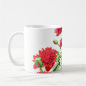 イングリッシュポピーマグカップ コーヒーマグカップ (左)