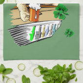 イングリッシュマスティフSt patricks キッチンタオル (折り畳み)