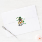 イングリッシュマスティフSt patricks スクエアシール (封筒)