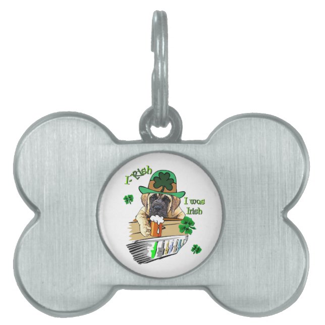 イングリッシュマスティフSt patricks ペットネームタグ (正面)