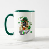 イングリッシュマスティフSt patricks マグカップ (左)