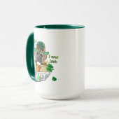 イングリッシュマスティフSt patricks マグカップ (正面左)