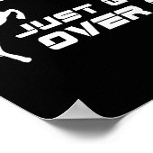 イングリッシュライディングハンタージャンパーガール乗馬 ポスター (角)