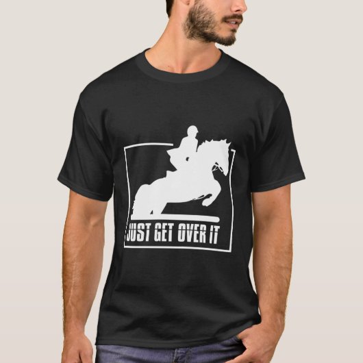 イングリッシュライディングハンタージャンパー乗馬 Tシャツ (正面)