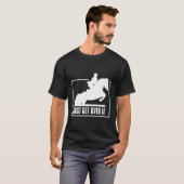 イングリッシュライディングハンタージャンパー乗馬 Tシャツ (正面フル)