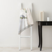 イングリッシュロビン冬の雪鳥野生動物 シェルパブランケット (インサイチュ)