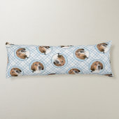 イングリッシュ絵を描フォックスハウンドのかわいいオリジナルドッグアート ボディピロー (裏面)