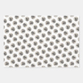 イングリッシュ絵を描マスティフのオリジナルドッグアート ラッピングペーパーシート (正面2)