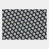 イングリッシュ絵を描マスティフの子犬のオリジナルペットドッグアート ラッピングペーパーシート (正面3)