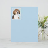 イングリッシュ絵画フォックスハウンド – Cuteオリジナルドッグアート (スタンド正面)