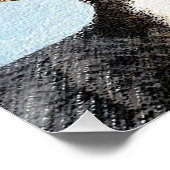 イングリッシュ絵画フォックスハウンド – Cuteオリジナルドッグアート ポスター (コーナー)