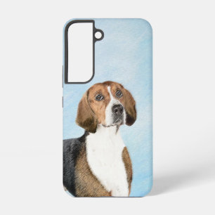 イングリッシュ絵画フォックスハウンド – Cuteオリジナルドッグアート Samsung Galaxy S22ケース