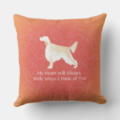 イングリッシュ考えるセッター・オブ・ユー・ペット記念館 クッション (裏面)