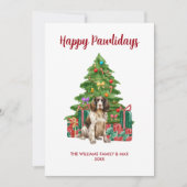 イングリッシュ スパニエル オーダーメイド 犬 クリスマス (正面)