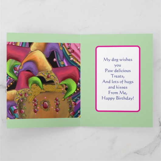 イングリッシュ スプリンガー スパニエル カード (内部)