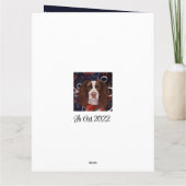 イングリッシュ スプリンガー スパニエル カード (裏面)