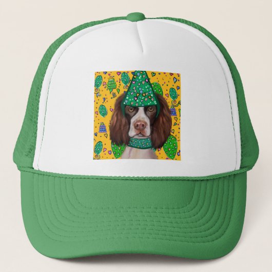 イングリッシュ・スプリンガー・スパニエル キャップ (正面)