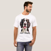 イングリッシュ・スプリンガー・スパニエル Tシャツ (正面フル)