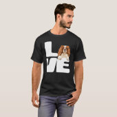イングリッシュ・トイ・スパニエルが大好き Tシャツ (正面フル)