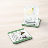 イングリッシュ・ブルドッグの子犬 愛の遺産 コースター (右側)