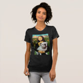 イングリッシュ・ブルドッグ9 - モナリザ Tシャツ (正面フル)