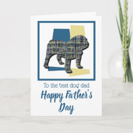イングリッシュ・ブルドッグ トリカラー 父の日 カード