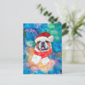 イングリッシュ・ブルドッグ 犬の種類 クリスマス (スタンド正面)