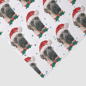 イングリッシュ・マスティフ犬のクリスマス 薄葉紙 (詳細)