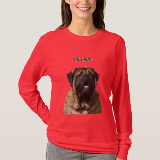 イングリッシュ・マスティフ バケーション Tシャツ (正面)