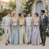 イングリッシュ・メドウの結婚式のドレスコードカード 招待状