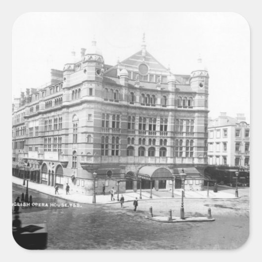 イングリッ王室のグオペラハウス, 1891 スクエアシール (正面)
