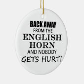 イングリッ遠くにグホーンから戻る セラミックオーナメント (右)