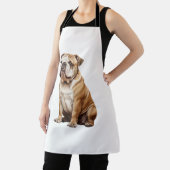 イングリッ魅力的ドブルドッグポートレート – かわいいカナン エプロン (インサイチュ)