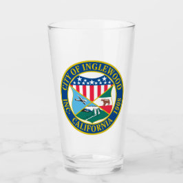 イングルウッドカリフォルニアシティシール タンブラーグラス