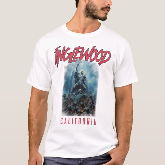 イングルウッドカリフォルニア Tシャツ (正面)
