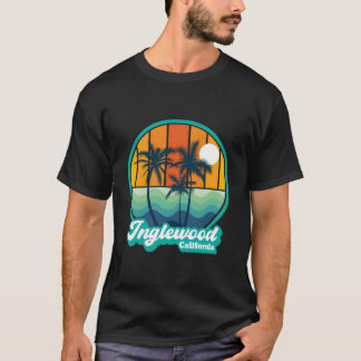 イングルウッド カリフォルニア サマーバケーション ビーチ Tシャツ