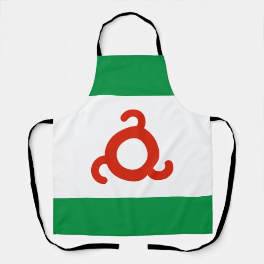 イングーシェティアの旗 エプロン (正面)