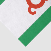 イングーシ共和国の旗 薄葉紙 (詳細)