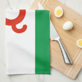 イングーシ共和国旗 キッチンタオル (四つ折り)