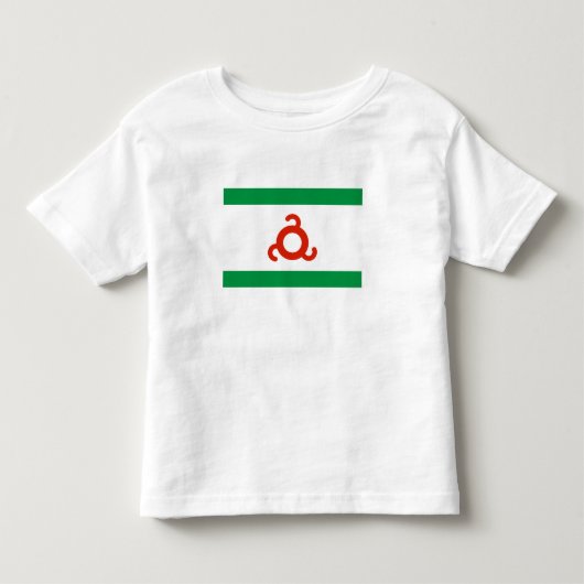 イングーシ共和国旗 トドラーTシャツ (正面)