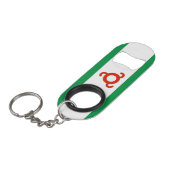 イングーシ国旗 キーホルダー栓抜き (正面アングル)