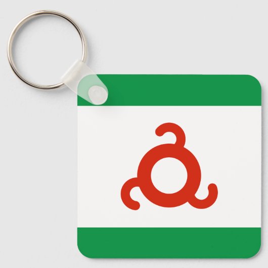 イングーシ国旗 キーホルダー (正面)